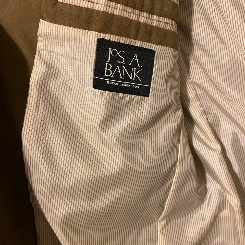 Jos. A. Banks Suede Brown Sportcoat